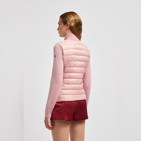 Moncler PADDED WOOL CARDIGAN - Picture 4 of 4